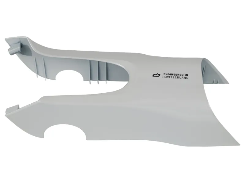 Balfes Bikes Specialized ELE COVER VADO/COMO GEN.1 TOP MOTOR COVER - GLOSS METALLIC WHITE SILVER in Gloss Metallic White Silver/Black | Free postage over £30, £10 off first order, price match & 0% finance.