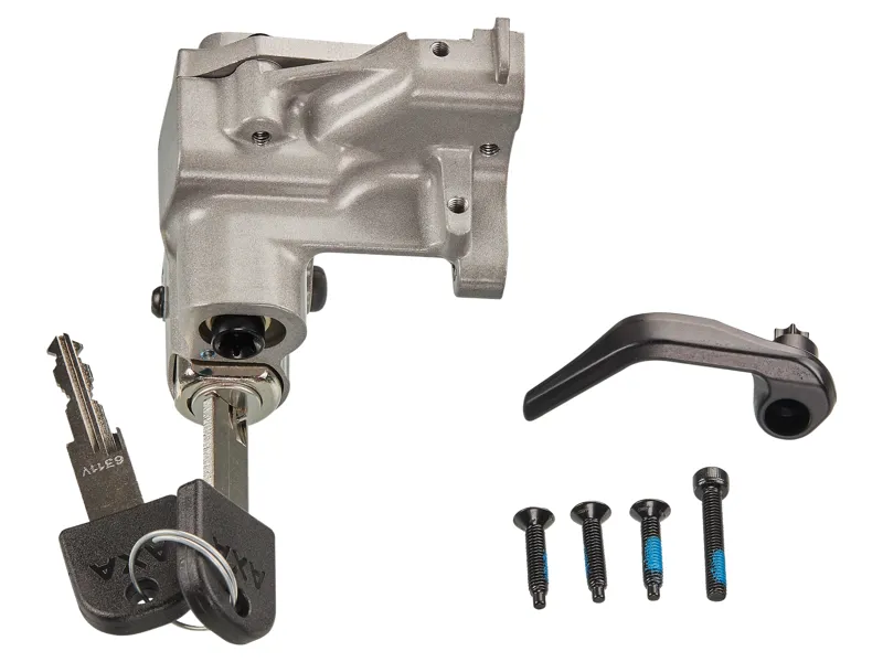 Balfes Bikes Specialized ELE LOCK VADO/COMO GEN.2 LOWER BATTERY MOUNT ASSY W/ AXA LOCK Rpl. by S226800021 in Black | Free postage over £30, £10 off first order, price match & 0% finance.