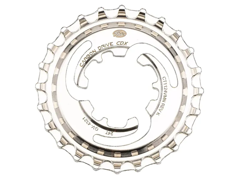 Balfes Bikes Specialized Gates CDX Carbon Belt Drive Cog For Enviolo 24t in Silver | Free postage over £30, £10 off first order, price match & 0% finance.