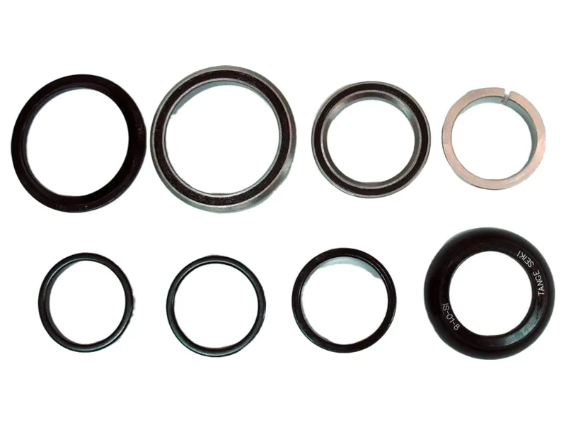 Specialized Headset Complete Integrated 1-1/8 Upper 1.5 Lower 45 x 45 Deg 45mm Alloy Top Cover W/ Split Crown Race and Alloy Spacers