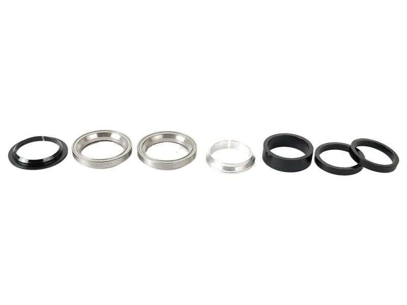Specialized Headset Complete Integrated 1-1/8 Upper and Lower 45 x 45 Deg W/ Split Crown Race and Alloy Spacer No Top Cover