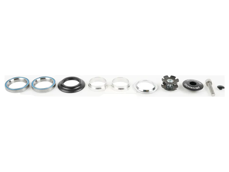 Specialized Headset Complete Integrated 1 Upper 1 Lower 36 x 45 Deg W/ Compression Ring and Top Cover TEX-IS124-SUS
