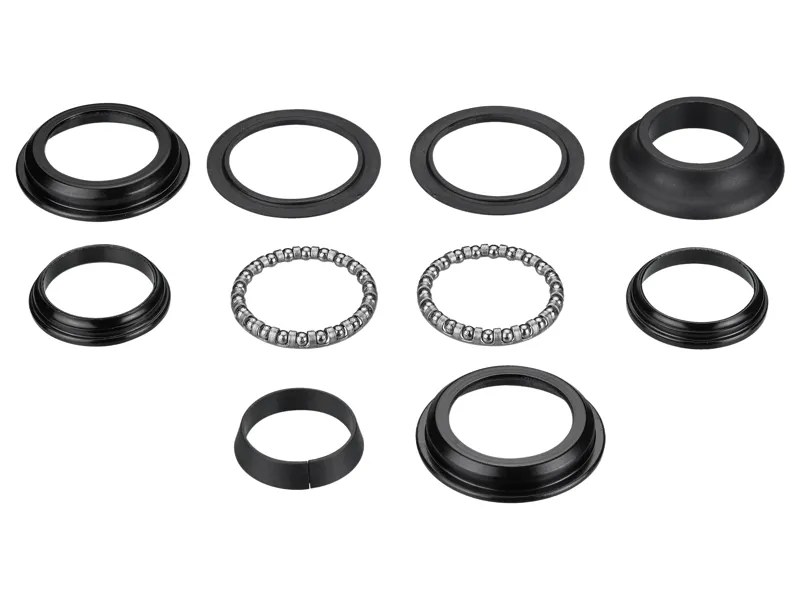 Specialized Headset Complete ZS44 Top and Bottom Cups 5/32 Loose Ball Upper and Lower Brgs 50mm Cone Top Cover and Crown Race For 1-1/8 Straight Steerer