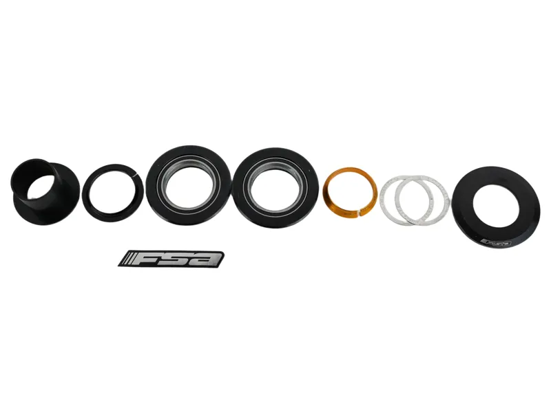 Specialized Headset Complete ZS49/28.6MM Top ZS49/30MM Bottom 1-1/8 Upper and Lower Brgs. 36 x 45 Deg 46mm Top Cover H2232 W/ Crown Race NO.9M/CUP/CC-1.5R/S