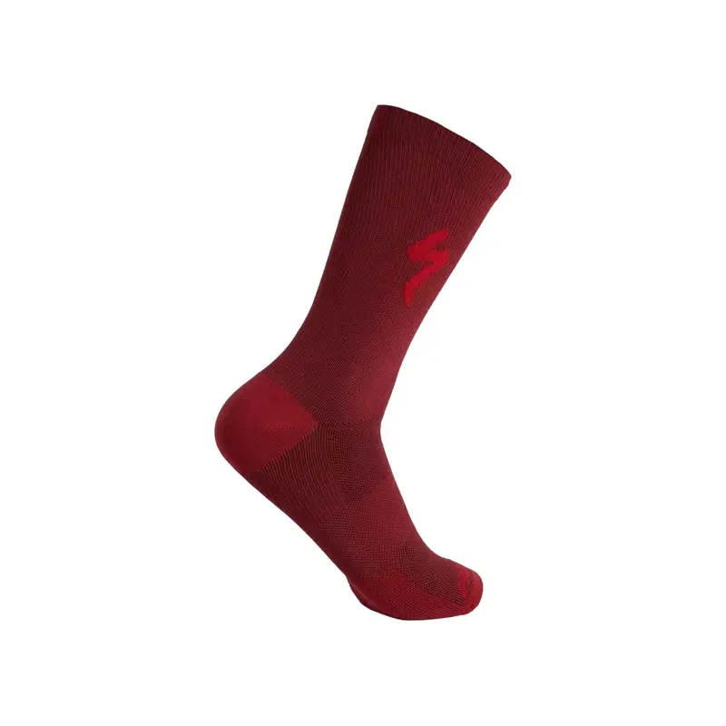 Balfes Bikes Specialized Soft Air Road Tall Sock in Garnet Red | Free postage over £30, £10 off first order, price match & 0% finance.