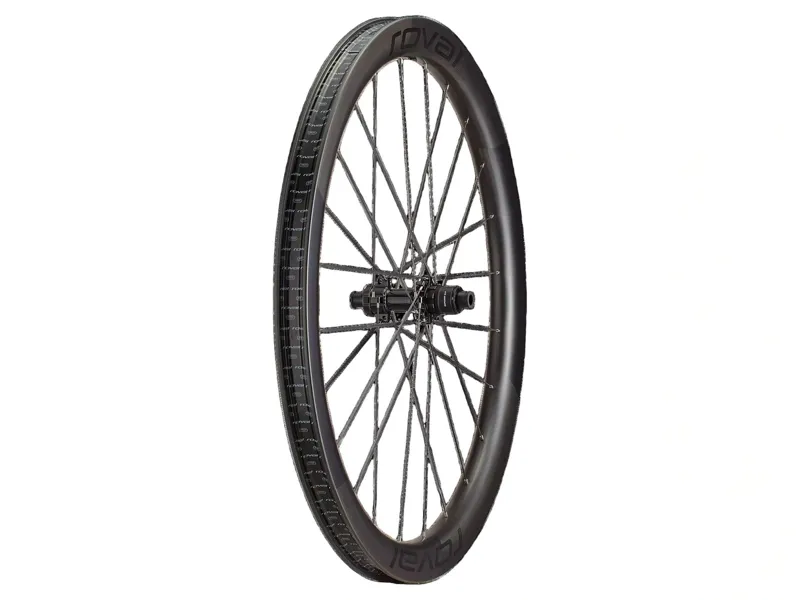 Roval Terra Aero CLX 700C Rear Wheel in Satin Carbon/Gloss Black