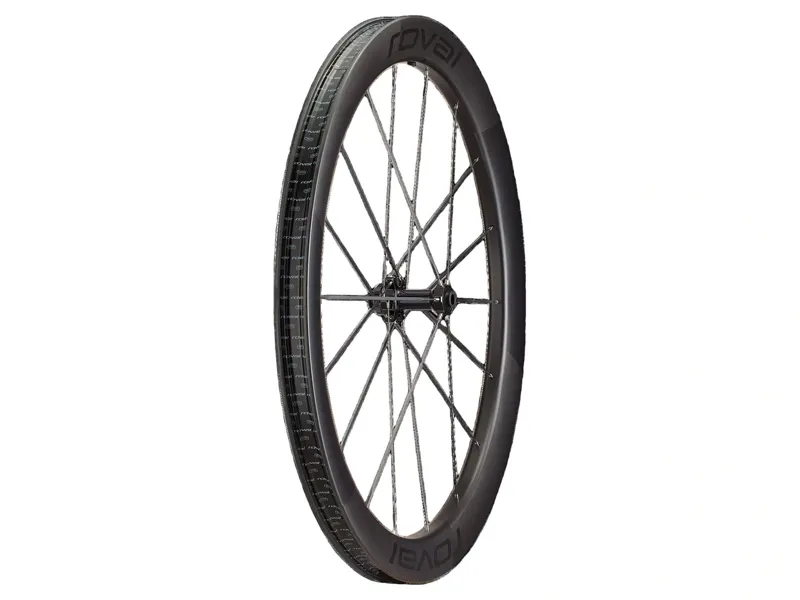 Roval Terra Aero CLX Front Wheel in Satin Carbon/Gloss Black