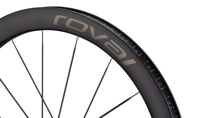 Roval Terra Aero CLX Front Wheel in Satin Carbon/Gloss Black-3
