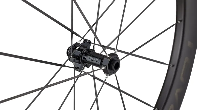 Roval Terra Aero CLX Front Wheel in Satin Carbon/Gloss Black-4