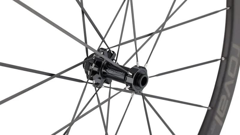 Roval Terra CLX III 700C Front Wheel in Satin Carbon/Gloss Black-3