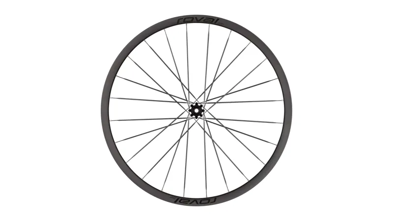 Roval Terra CLX III 700C Rear Wheel in Satin Carbon/Gloss Black-2