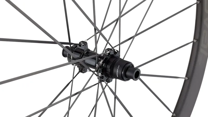 Roval Terra CLX III 700C Rear Wheel in Satin Carbon/Gloss Black-3