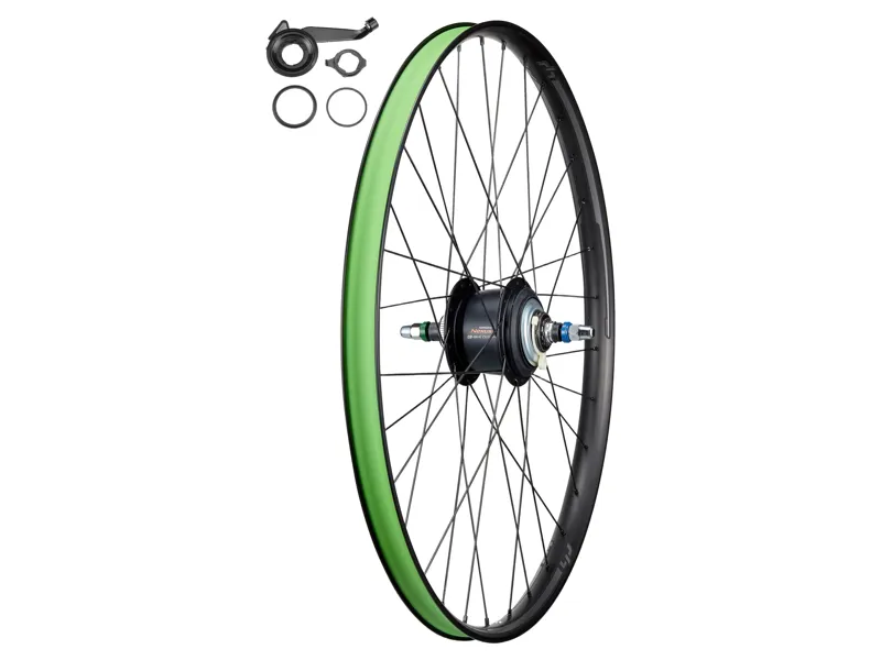 Specialized Wheel Turbo 650B Rear Alloy Igh Bolt-On 10X135MM Disc Centerlock 32H Shimano 5-SPD. Nexus Hub - Black W/ Turbo Dcl
