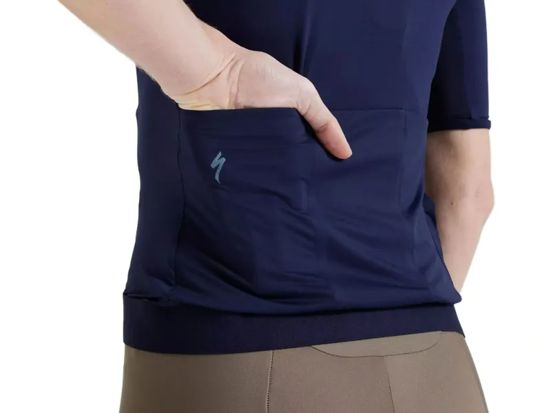 Specialized Women's Prime Short Sleeve Jersey in Dark Navy Solid-3