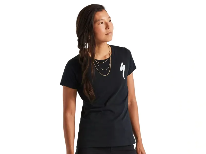 Specialized Women's S-Logo Short Sleeve T- Shirt in Black-1