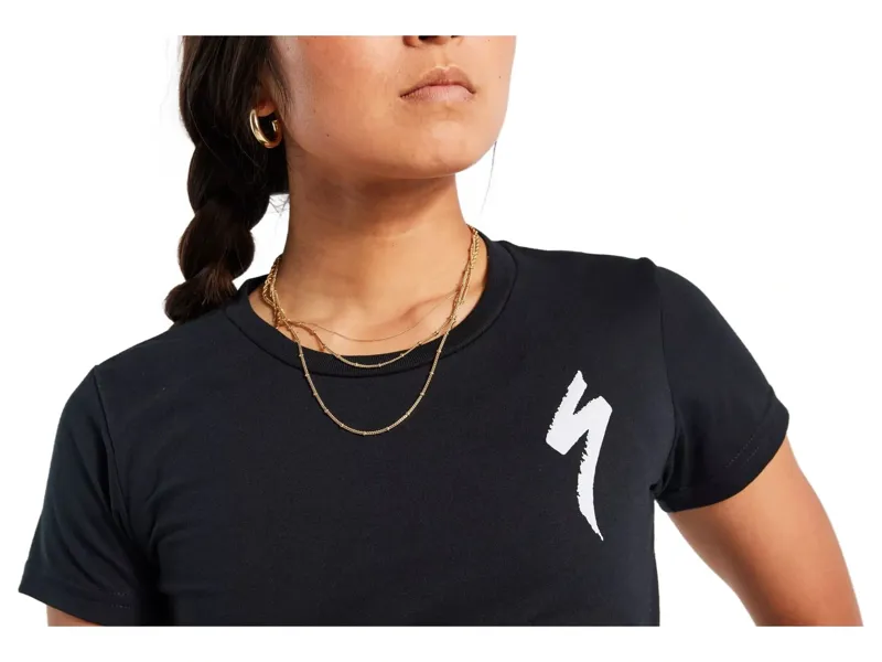 Specialized Women's S-Logo Short Sleeve T- Shirt in Black-3