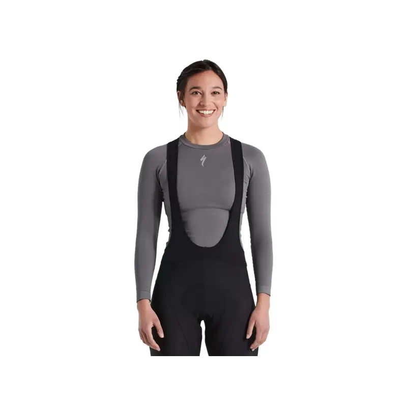 Balfes Bikes Specialized Women's Seamless Long Sleeve Base Layer in Grey | Free postage over £30, £10 off first order, price match & 0% finance.