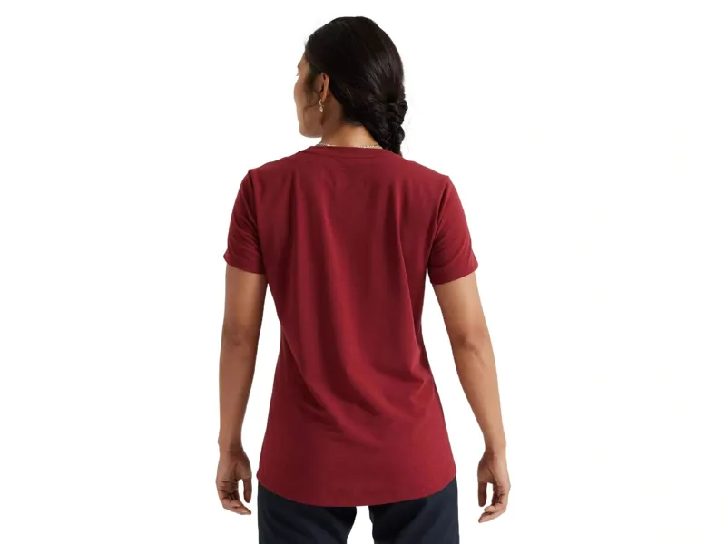 Specialized Women's Trail Short Sleeve Jersey in Garnet Red-2
