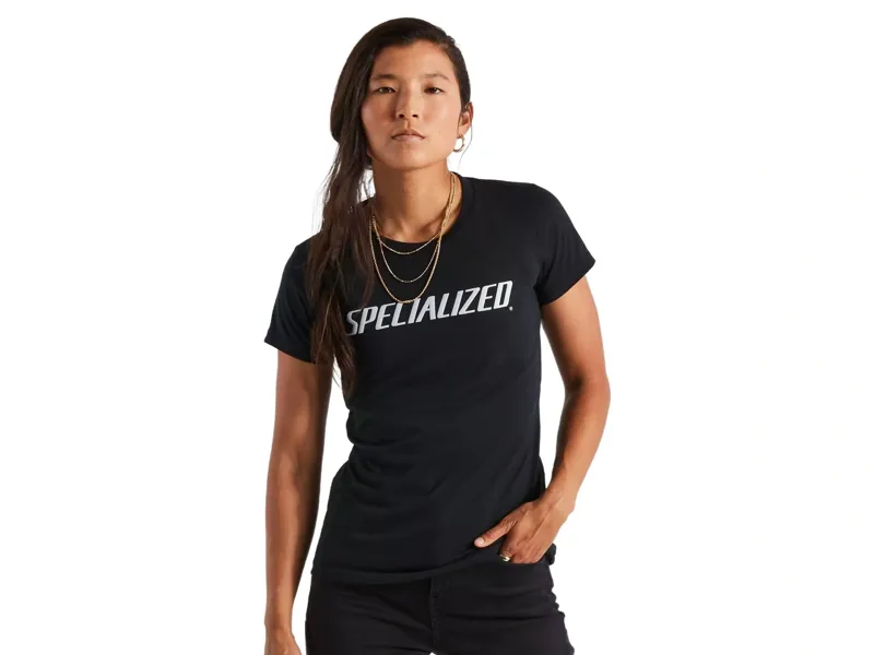 Specialized Women's Wordmark Short Sleeve T-Shirt in Black