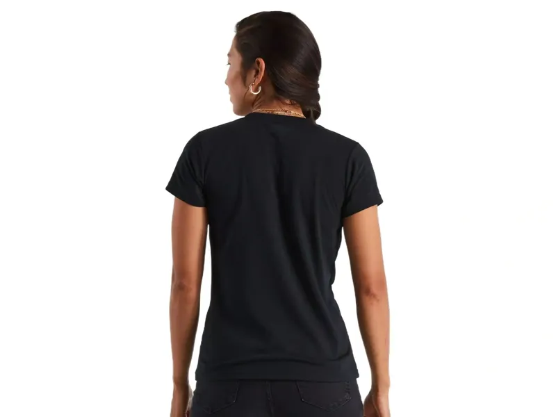 Specialized Women's Wordmark Short Sleeve T-Shirt in Black-2
