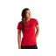 Specialized Women's Wordmark Short Sleeve T-Shirt in Flo Red