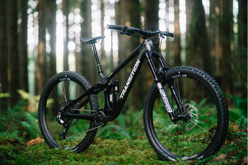 Transition Spire 29in Full Suspension Carbon Mountain Bike Frameset 2026 in Galactic Black-1