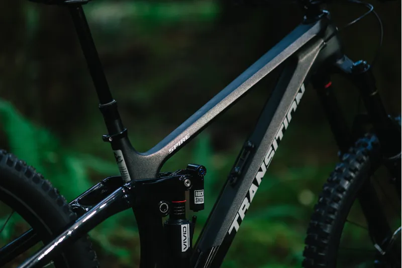 Transition Spire 29in Full Suspension Carbon Mountain Bike Frameset 2026 in Galactic Black-2