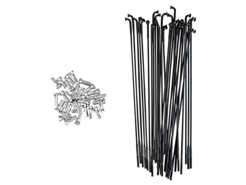 Spoke/Nipple Set 14G Plain Gauge 154mm