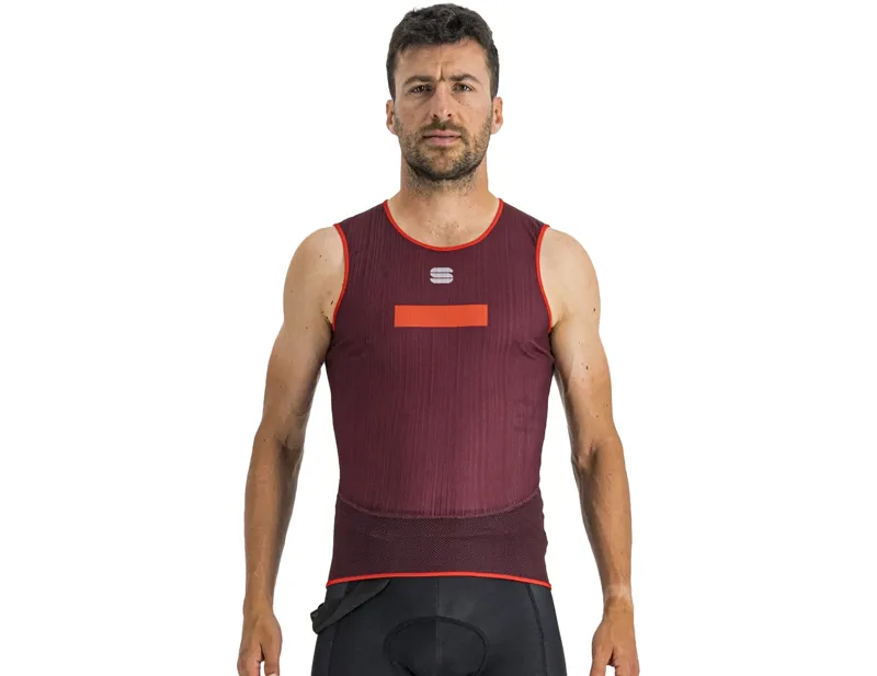 Balfes Bikes Sportful Pro Sleeveless Base Layer in Wine Red | Free postage over £30, £10 off first order, price match & 0% finance.