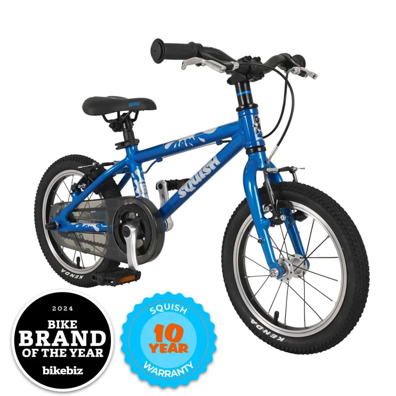 Squish 14 inch Hybrid Kids Bike 2027 in Blue-11
