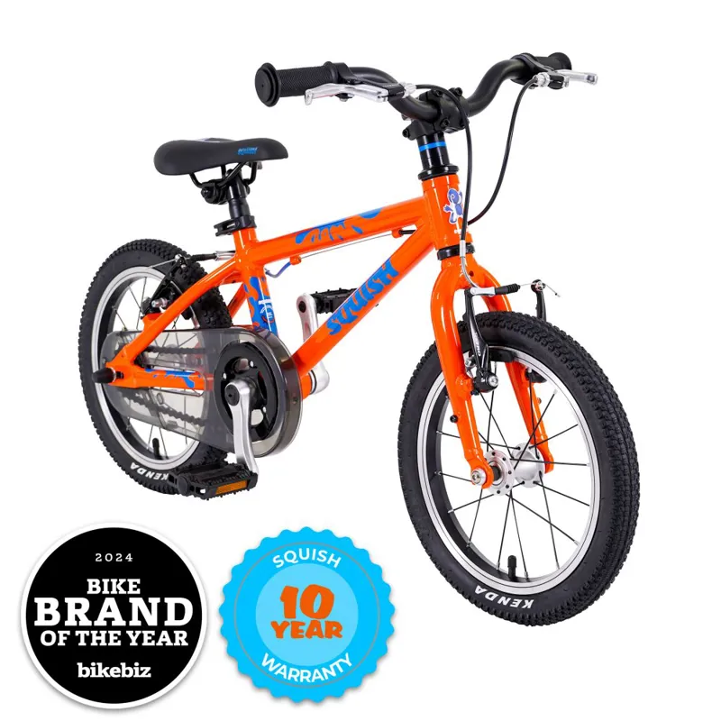 Squish 14 inch Hybrid Kids Bike 2027 in Orange-10