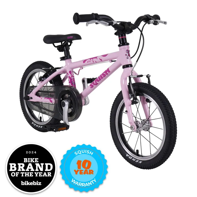 Squish 14 inch Hybrid Kids Bike 2027 in Pink-12