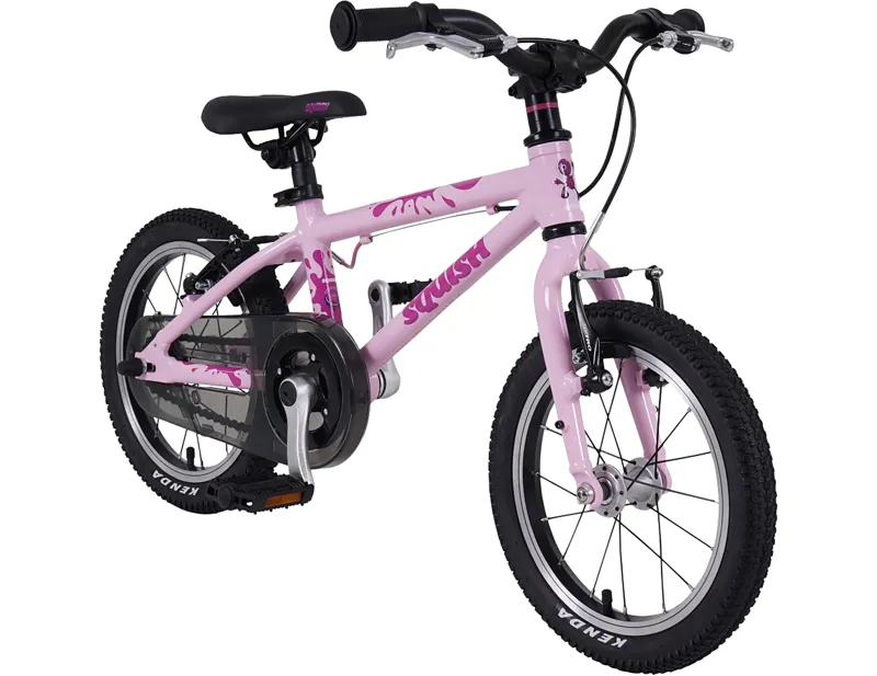 Squish 14 inch Hybrid Kids Bike 2027 in Pink-1