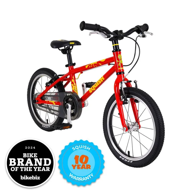 Squish 18 inch Hybrid Kids Bike 2027 in Red-9