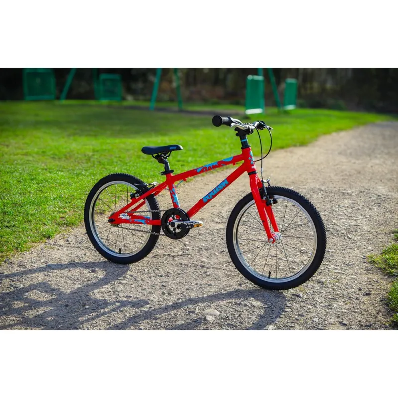 Squish 16 inch Unisex Kids Bike 2027 in Red-8