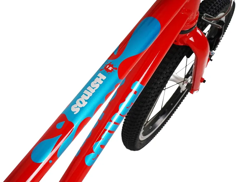 Squish 16 inch Unisex Kids Bike 2027 in Red-5