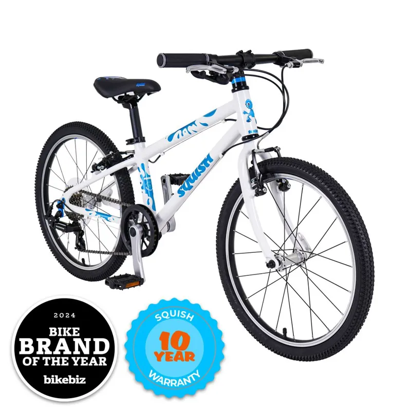Squish 20 inch Hybrid Kids Bike 2027 in White blue-10
