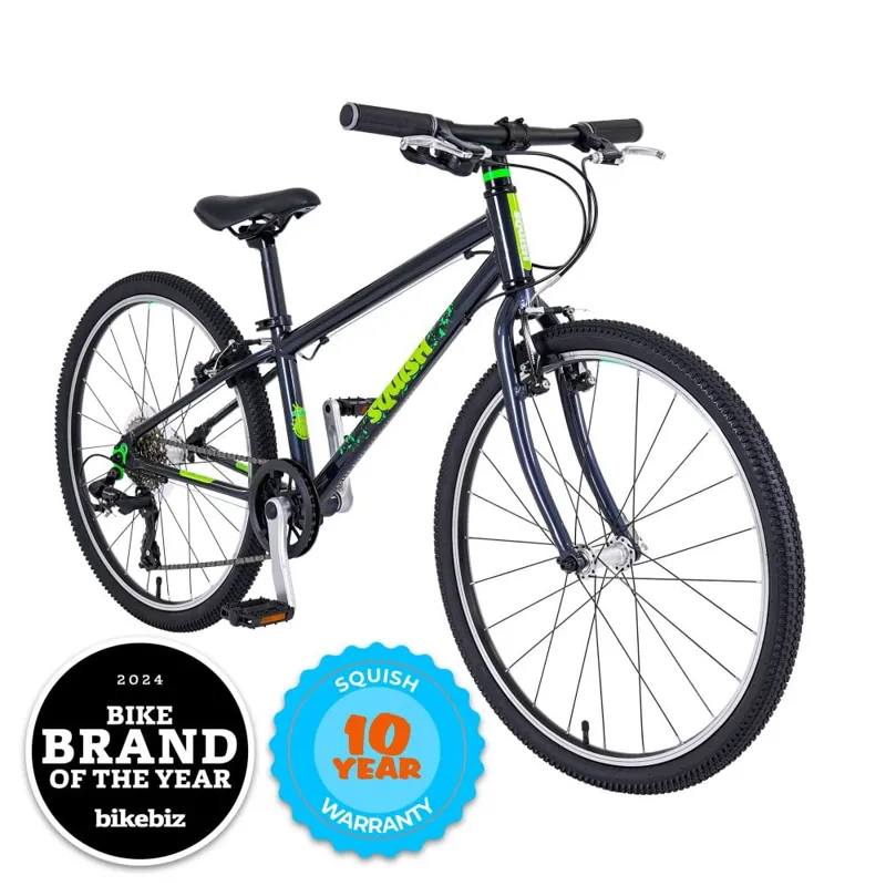 Squish 24 inch Hybrid Kids Bike 2027 in Dark Grey-11