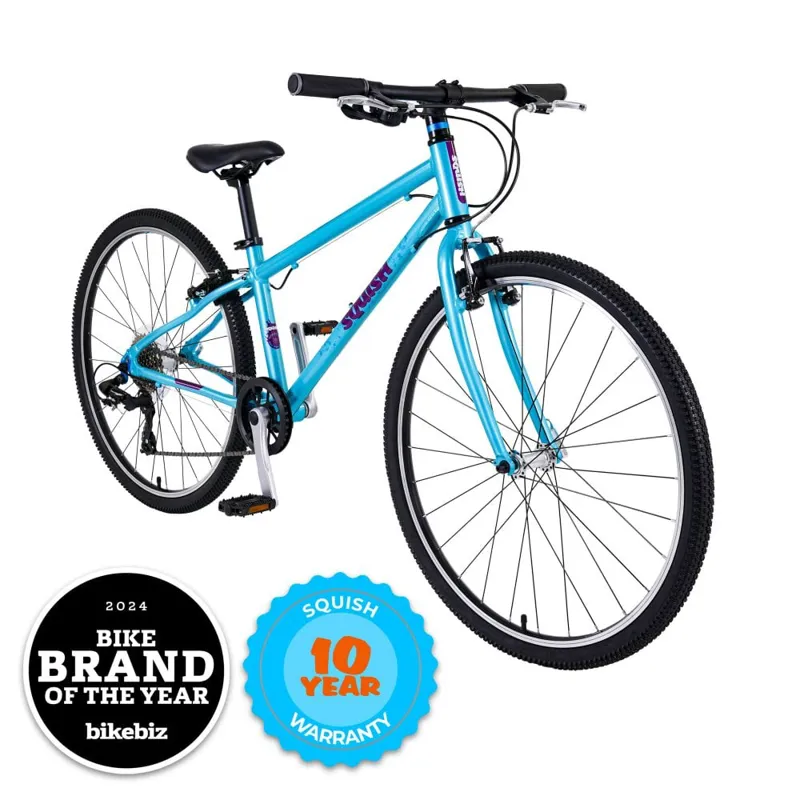 Squish 15/26 inch Hybrid Kids Bike 2027 in Aqua-12