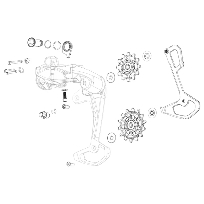 Balfes Bikes Sram SRAM Apex XPLR AXS Rear Derailleur Pulley Kit | Free postage over £30, £10 off first order, price match & 0% finance.