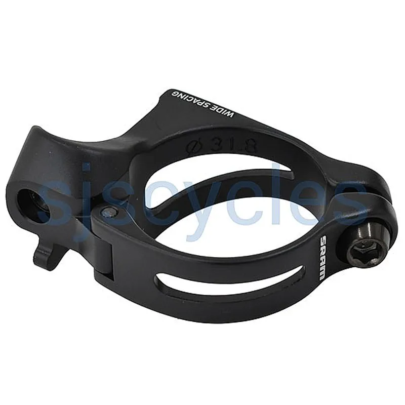 Sram Braze-On Adaptor Wide Spacing 47.5 Chainline 31.8mm in Black-1