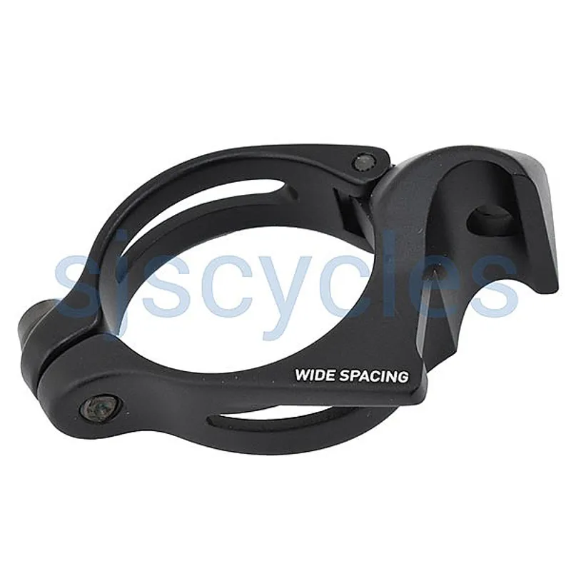 Sram Braze-On Adaptor Wide Spacing 47.5 Chainline 31.8mm in Black-2