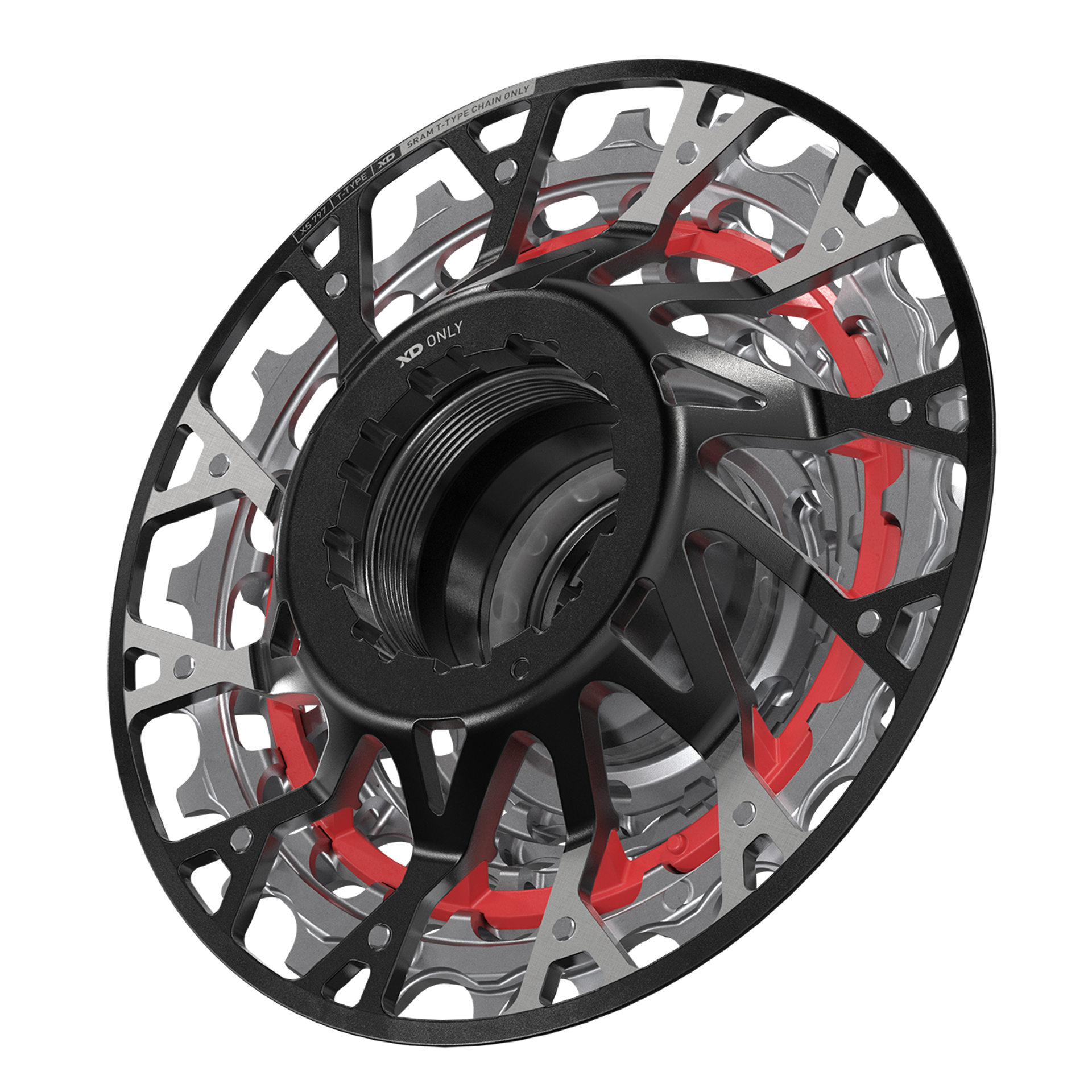 SRAM XX DH Transmission XS-797 T-Type 7 Speed Downhill Cassette XD