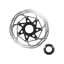 SRAM Centerline Rotor 2 Piece Centerlock Rounded / Includes Internal Tooled Lockring / 160mm in Black