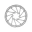 Sram Centerline Rounded Rotor 140mm in Silver