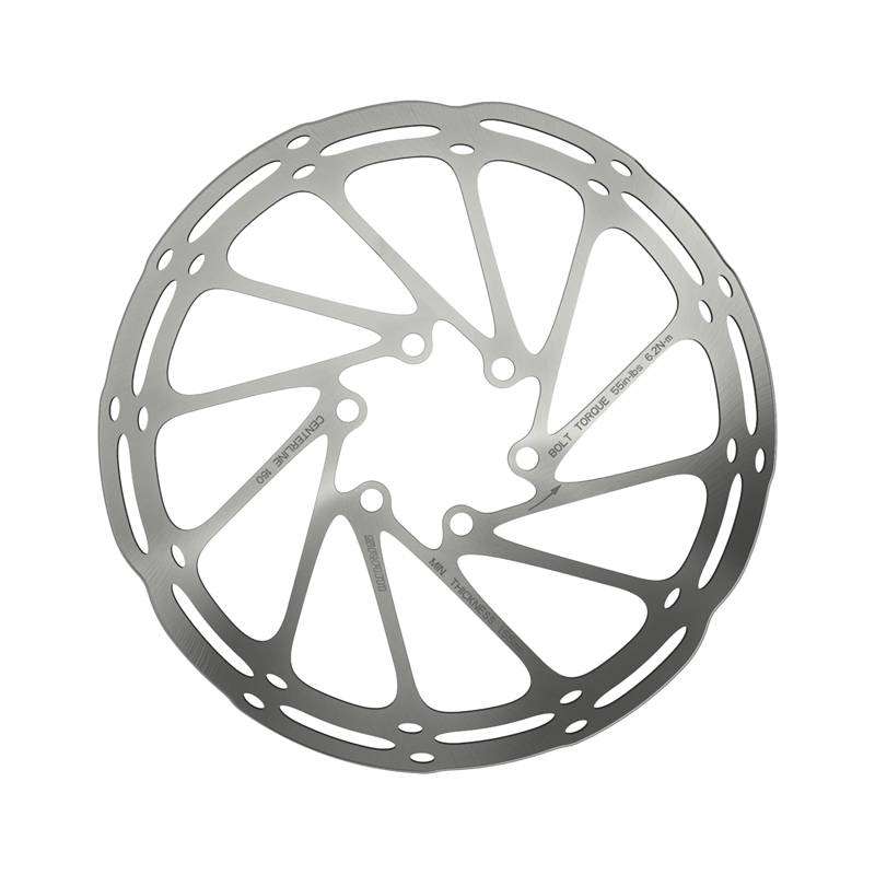 Balfes Bikes Sram Centerline Rounded Rotor 2.0mm 180MM in Silver | Free postage over £30, £10 off first order, price match & 0% finance.