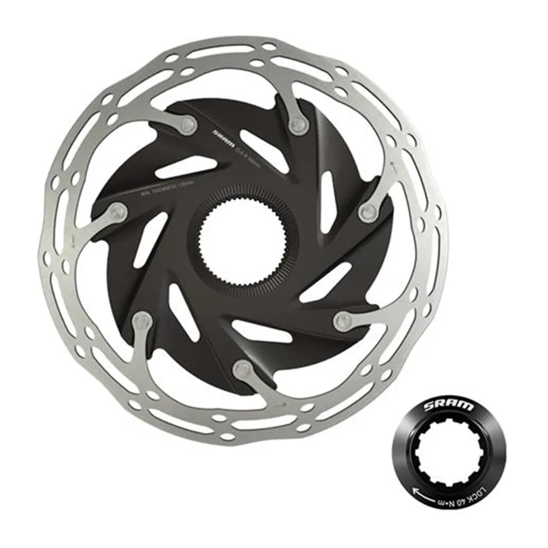 Balfes Bikes Sram SRAM Centerline X Road 2 Piece CenterLock Rotor 160MM in Black | Free postage over £30, £10 off first order, price match & 0% finance.
