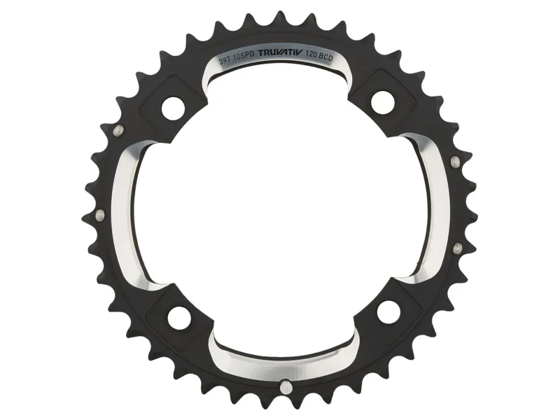 SRAM Chain Ring MTB 39T 120 S2 AL6 Long Pin GXP CNC 2X10 in Black