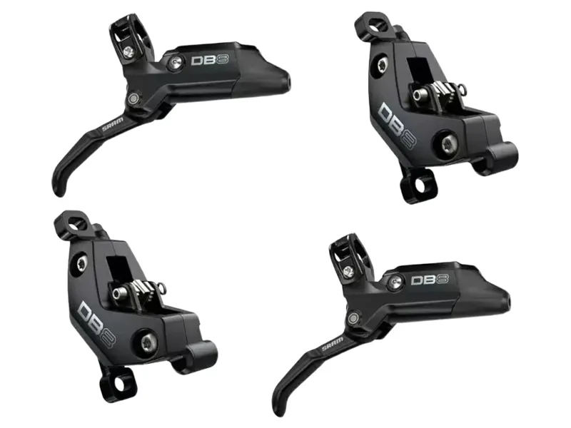 SRAM DB8 / OE 4 Piston Brake Set 900mm/1800mm in black
