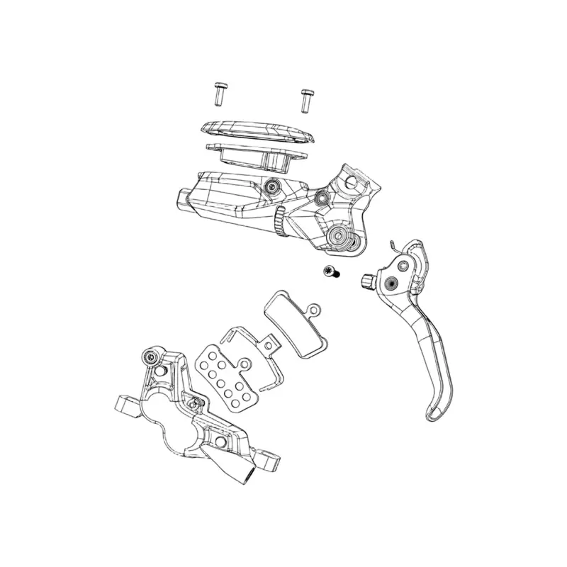 Balfes Bikes Sram SRAM Maven Ultimate A1 Disc Brake Lever Alloy in Silver Ano | Free postage over £30, £10 off first order, price match & 0% finance.
